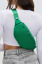 Aim High Neoprene Belt bag- Kelly Green