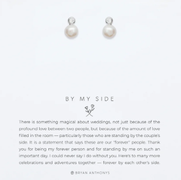 By My Side Pearl Studs