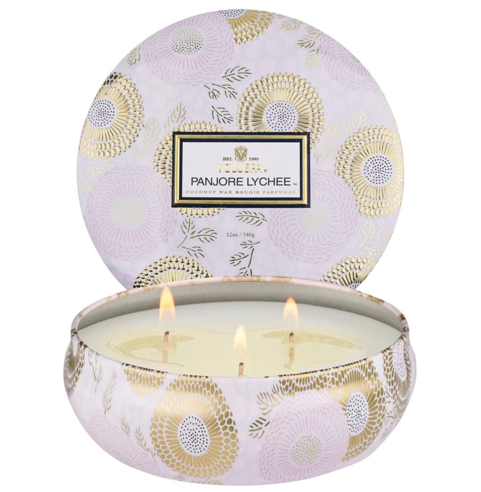 
                
                    Load image into Gallery viewer, Voluspa 3-Wick Candle - Panjore Lychee
                
            