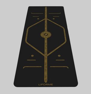 Liforme Black and Gold Yoga Mat