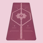 Liforme Paisley Passion Yoga Mat - Maroon