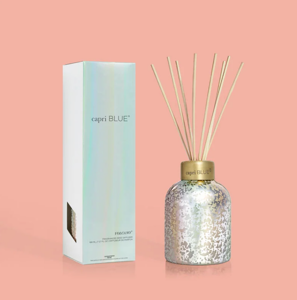 Volcano Mercury Iridescent Reed Diffuser Capri Blue