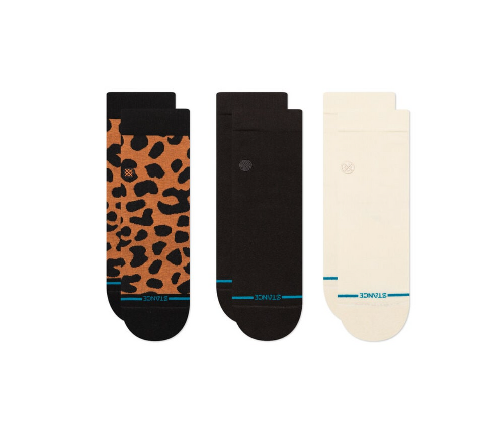 Stance Cotton Quarter Light Cushion Socks 3 Pack, Animaniac