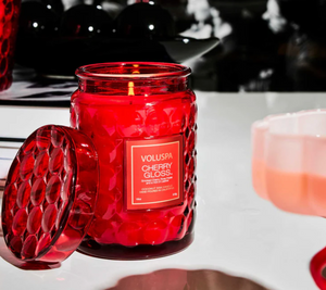 Cherry Gloss Large Jar Candle 18 oz, Voluspa