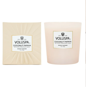 Coconut Papaya Classic Candle 9 oz, Voluspa