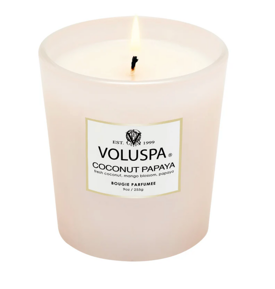 Coconut Papaya Classic Candle 9 oz, Voluspa