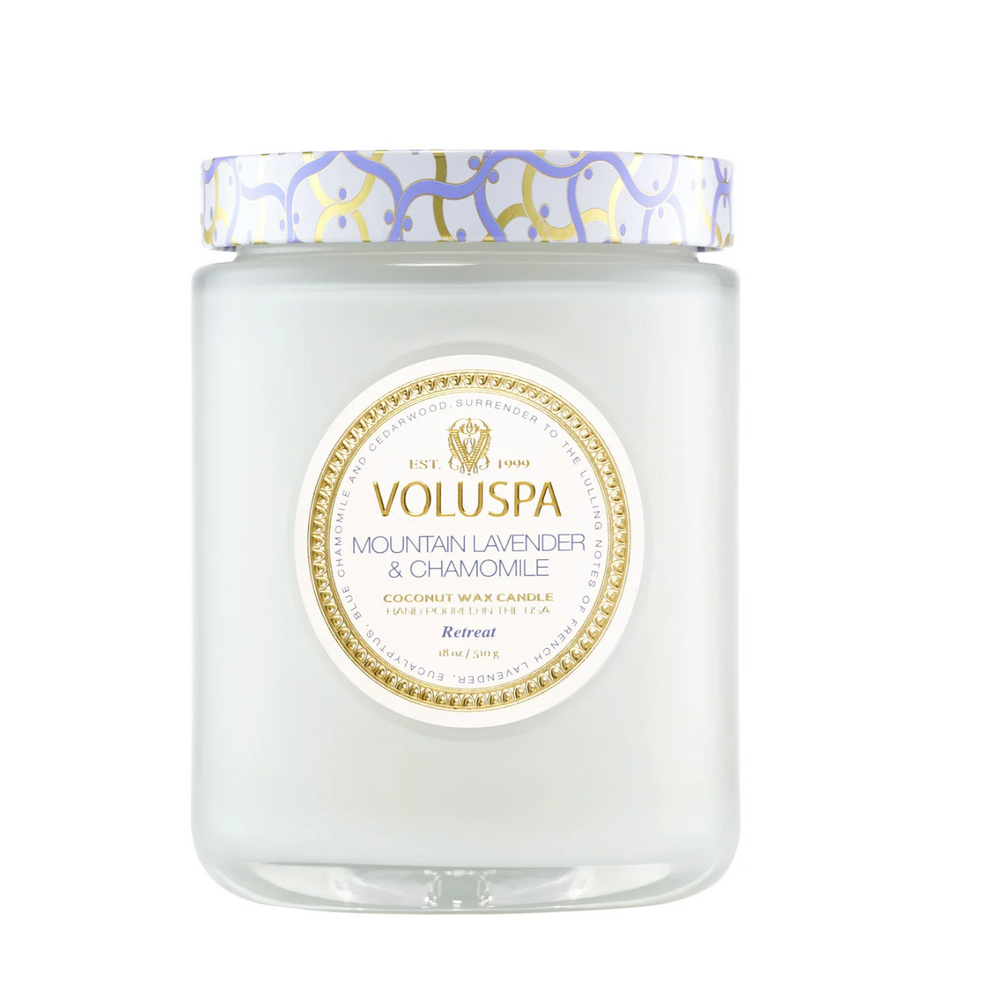 Mountain Lavender & Chamomile Large Jar Candle 18 oz, Voluspa