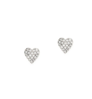 Tai CZ Heart Stud Earring