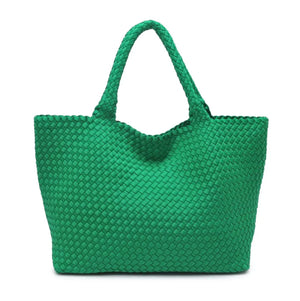 Sky's The Limit Large Tote Kelly Green Sol and Solene