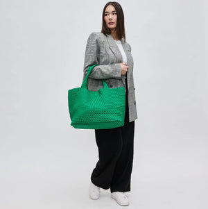 Sky's The Limit Large Tote Kelly Green Sol and Solene