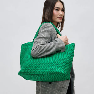 Sky's The Limit Large Tote Kelly Green Sol and Solene