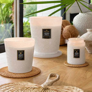 Tahitian Coconut Vanilla 3 Wick Hearth Candle Voluspa