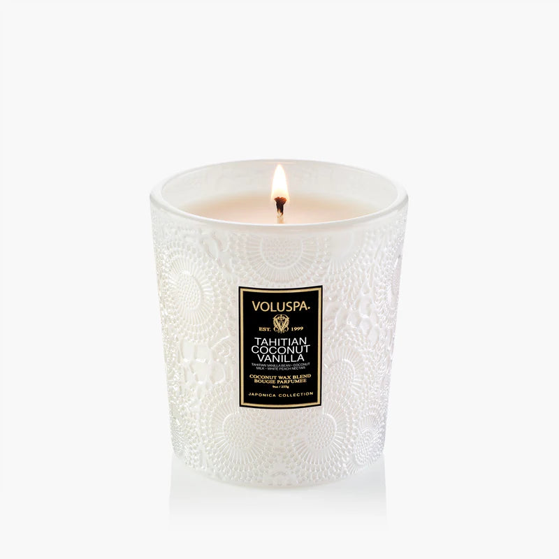 Tahitian Coconut Vanilla Classic Candle 9 oz Voluspa