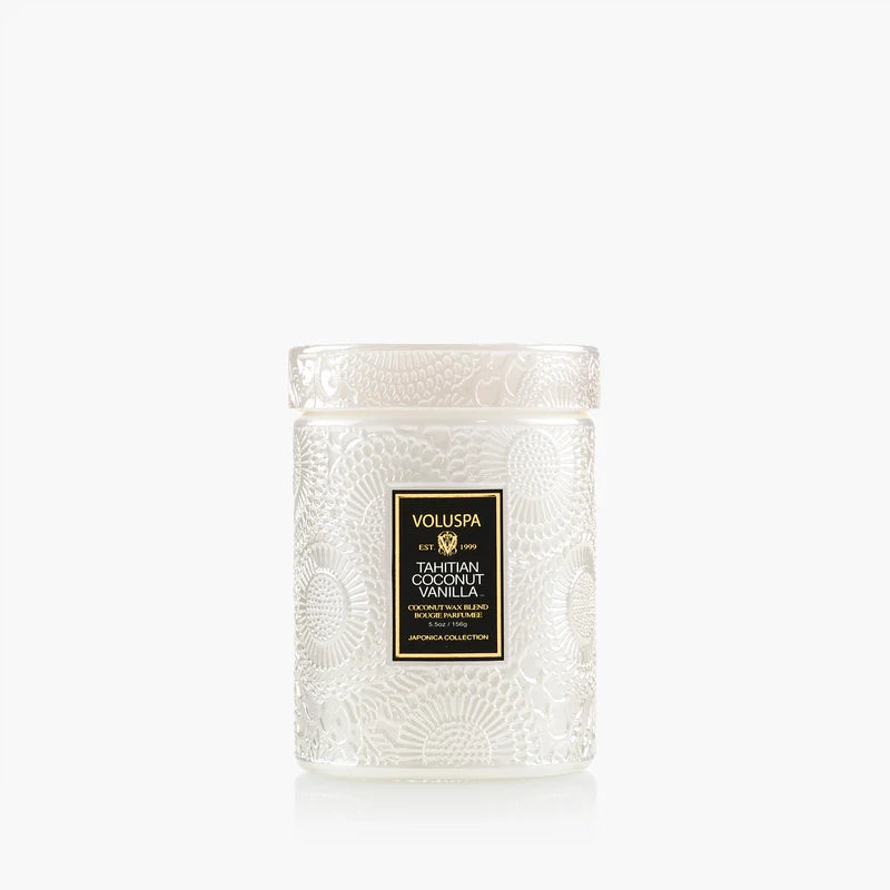 Tahitian Coconut Vanilla Small Jar Candle 5.5 oz Voluspa