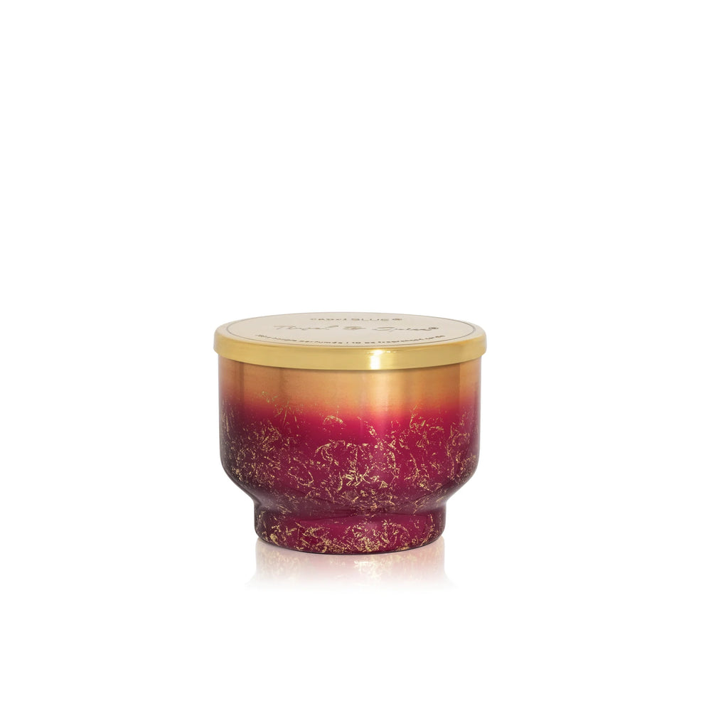 Tinsel & Spice Glimmer Candle Capri Blue