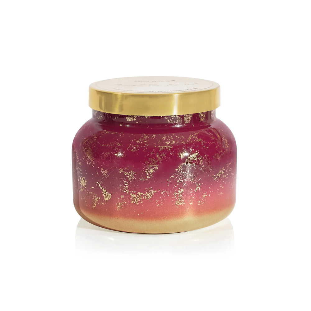 Tinsel & Spice Glimmer Candle Capri Blue