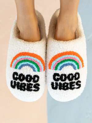 
                
                    Load image into Gallery viewer, Good Vibes Slippers
                
            
