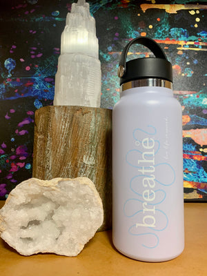 
                
                    Load image into Gallery viewer, 32 oz Wide Mouth Breathe Hydroflask
                
            