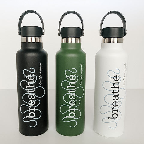 21 oz Breathe Hydroflask Water Bottle