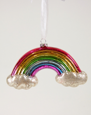Glass Rainbow Ornament