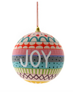 Joy Bauble Ornament