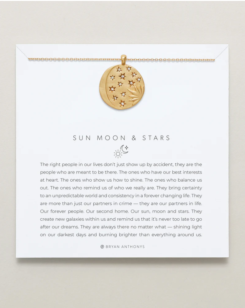 
                
                    Load image into Gallery viewer, Sun Moon &amp;amp; Stars Necklace
                
            