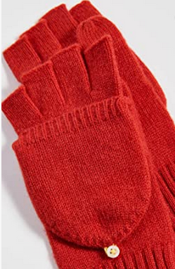 
                
                    Load image into Gallery viewer, Kerri Rosenthal Imperfect Heart Cashmere Mittens
                
            