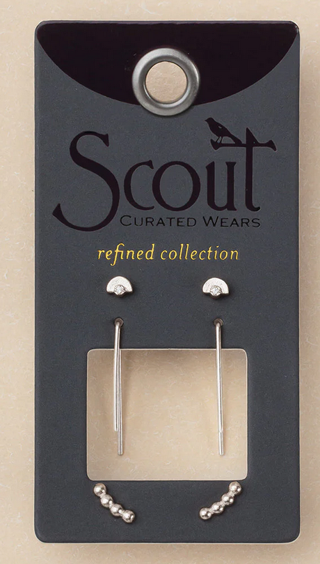 Refined Stud Trio
