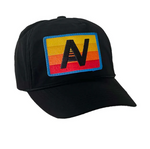 Vintage Nylon Trucker Hat - Logo Rainbow