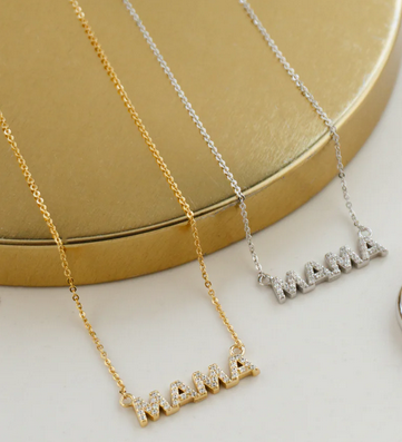 Sterling MAMA Necklace